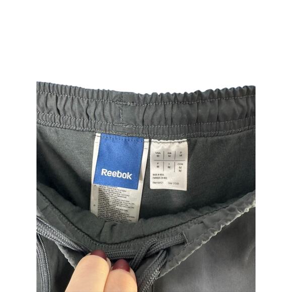 Reebok Windbreaker Jacket & Pants Tracksuit Windsuit White & Gray Medium NEW - Picture 9 of 12